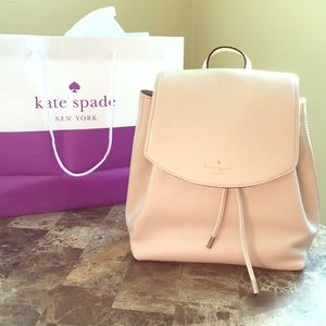 NWT KATE SPADE Cream sml Breezy mulberry streetbag